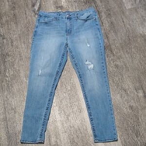 Classic Blue Women's Jeans, Skinny, By Seven, Sz 16, Stretch, Pre-owned